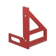 Angle Measuring Ruler 45/90 Degree Square Line Ruler Miter Triangle