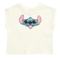 thumbnail image 4 of Disney Lilo & Stitch Waffle Knit T-Shirt and Shorts Outfit Set Newborn to Little Kid, 4 of 5