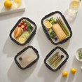thumbnail image 5 of Rectangular Glass Container Set (Espresso, 4-pc), 5 of 10