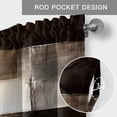 thumbnail image 6 of Blue Abstract Art Window Valance for Kitchen Bathroom Laundry Room, 54 x 18 Inch Rod Pocket Short Curtain, 1 Panel, 6 of 9