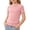 Pink, variant on Girls Short Sleeve T-Shirts 5-16 Years Boat Neck Lettuce Ribbed Tops Kid Tight Fit Summer Casual Cute Tees White for Size 7-8 Years
