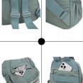 thumbnail image 3 of Pealwel Mini Mochila Monedero para Mujer, Pequeñas Mochilas de Nylon para Damas Mochilas Mujer Bolsa de Viaje antirrobo, 3 of 5