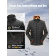 thumbnail image 3 of 33,000ft Men's Puffer Jacket Lightweight Packable Winter Jacket, 3 of 6