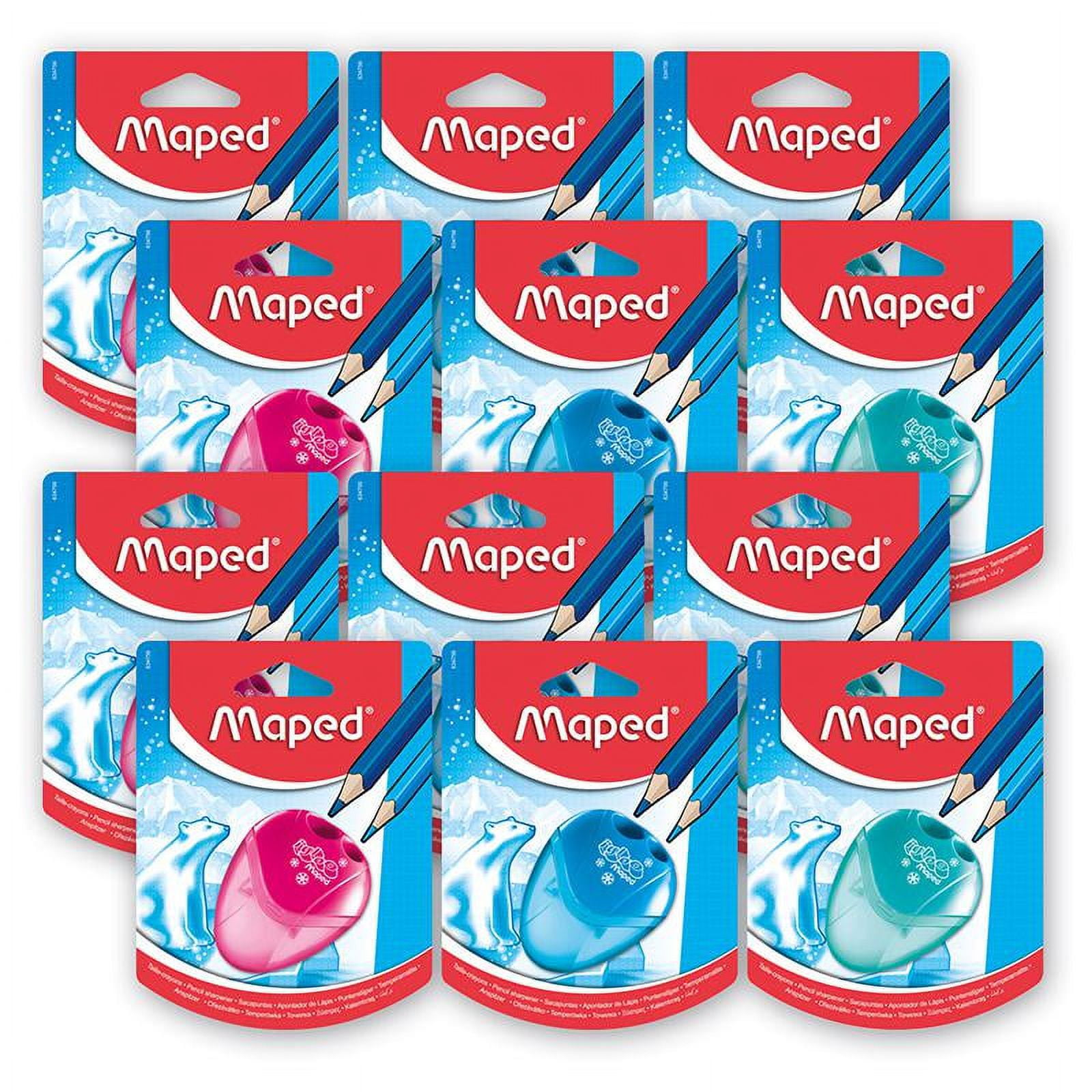 Maped I-Gloo 2 Hole Pencil Sharpener, Pack of 12