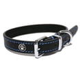 thumbnail image 1 of Collier de chien Rosewood Pet en cuir noir, 1 of 1