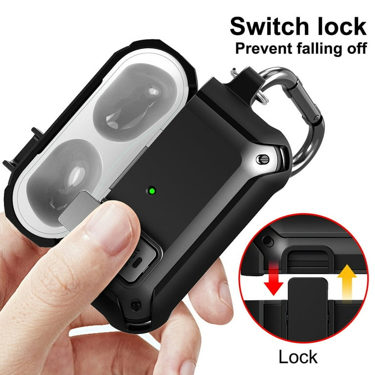 Secure-Click Series for Apple Airpods Pro Case, Nakedcellphone