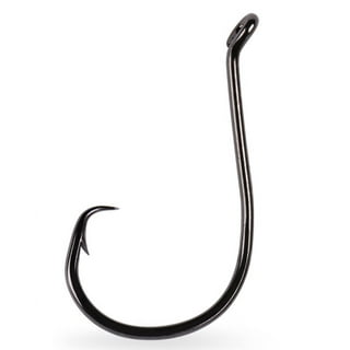 Mustad Demon Perfect Circle, in-Line, 3X Strong - Black Nickel-Size 7/0 -  Pack of 6 : Fishing Hooks : Sports & Outdoors 
