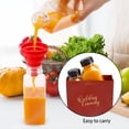 thumbnail image 3 of 20 de Jugo de Plástico Vacías de 12 Oz con Tapas, de Agua Reutilizables, Recipientes Transparentes con Tapas Negras una Prueba de Manipulaciones, 3 of 5