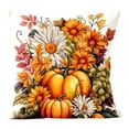 thumbnail image 3 of Halloween Sale Clearance!Fall Decorations for Home, Thanksgiving Pillow Covers Fall Pumpkin Floral Decorative Pillow Cases Throw Pillow Covers For Home Sofa Bedroom Living Room Festival, 3 of 6
