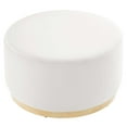 thumbnail image 3 of Modway Tilden Performance Velvet Upholstered Ottoman in Alabaster Natural, 3 of 7
