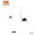 thumbnail image 3 of 2X Connecteur Dongle de Réseau USB-C vers Ethernet NIK Type-C vers RJ45 LAN, pour 3 vers Adaptateur Réseau Pour,2 x Connecteur Réseau,Blanc, 3 of 6