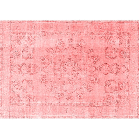 Ahgly Company Indoor Rectangle Persian Red Traditional Area Rugs, 5' x 7'
