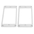 thumbnail image 4 of Electric Guitar Pickup Frame, Musical Instrument Accessories Pickup Mounting Ring 2Pcs  For Guitar Pickups Silver,Black,Gold, 4 of 8