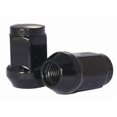 thumbnail image 1 of Coyote Wheel Accessories Écrou de Crantage 371148BLK Taille de Filetage 14 Millimètres x 1.5; Renflement Conique à 60 Degrés; Gland; Longueur Totale de 1,38 Pouce; Écrou de Crantage 3/4 Pouce Hexagonal; Noir; Acier; Boîte de 50, 1 of 2