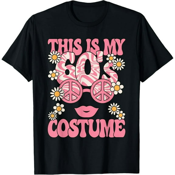 This Is My 60's Costume Women 1960s Party 60s Outfit Retro T-Shirt