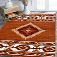 thumbnail image 5 of HR HANDCRAFT RUGS HR Southwestern Rugs for Cabin Tribal Medallion Carpet for Livingroom Rust - 2' X 7' Runner, 5 of 5