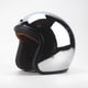 thumbnail image 5 of Casco de coche eléctrico con batería retro para hombre y mujer de Four Seasons, con revestimiento reflectante de espejo plateado, medio casco, gorro de motocicleta genial, 5 of 6