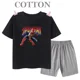 thumbnail image 3 of Conjunto de camiseta y pantalones cortos de algodón para niños de Marvel Spider Man de verano, ropa de dibujos animados para niños, conjunto de dos piezas de manga corta, conjunto para niñas y niños, 3 of 5