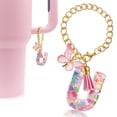 thumbnail image 2 of Amor Colgante Brillo Borla Resina Decorativa Mariposa Color Letra Clave, 2 of 3