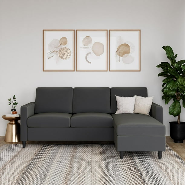 Farmhouse Sectional Sofa Baci Living Room