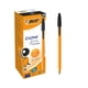 thumbnail image 1 of Bic Bolígrafos finos naranjas, bolígrafos de escritura con tinta de larga duración, punta fina (0,8 mm), tinta negra, caja de 20, 1 of 1