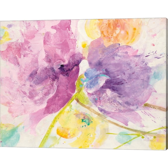 Spring Abstracts Florals I by Albena Hristova, Canvas Wall Art, 20W x 16H