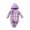 Purple, variant on Vedolay Boys Fall Bodysuits Boys Solid Casual Loose Rompers Long Sleeve Lapel Half Zip up Long Pants Jumpsuits with Side Pockets,Purple 3-6Months