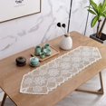 thumbnail image 3 of Elegant Lace Table Runner for Dining Table, Vintage European Style Cutwork Tablecloth for Easter Decorations, Valentines Day Decor, Wedding and Holiday Party Settings, 3 of 7