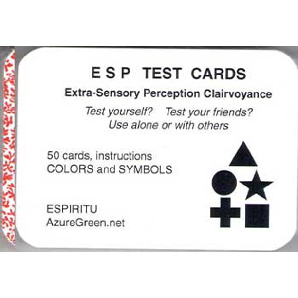 Esp Test Cards 50 Cards Walmart Com Walmart Com