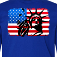 thumbnail image 4 of Inktastic Liberty Flag Long Sleeve Youth T-Shirt, 4 of 5