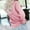 Pink1, variant on CaiJunJia 2024 Fall Women's Solid Color Crewneck Fleece Pullover Sweatshirts