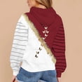 thumbnail image 4 of Sudaderas con capucha de manga larga con cordón y estampado de mariposas para mujer Fridja ghj987+3297, 4 of 6