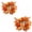 C, variant on 2 Pack Fall Maple Leaf Pumpkin Candle Ring with Golden Leaf Yellow Berry for Thanksgiving Harvest Home Table Decor