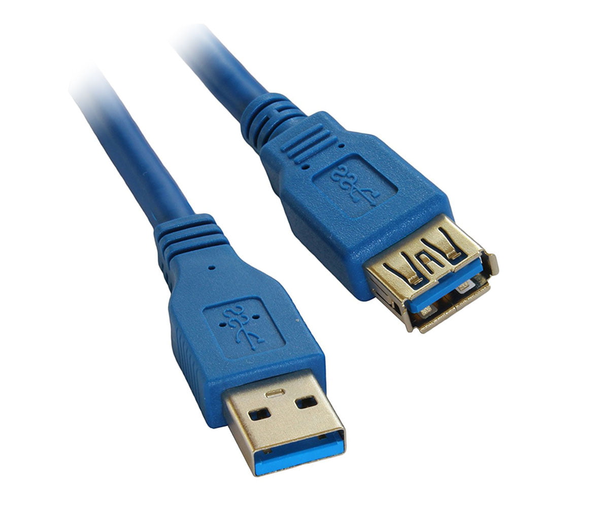 Black ACL 3 Feet USB 2.0 A Male to A Male Cable 10 Pack 28/24 AWG