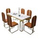 thumbnail image 3 of Kitchen Luxury Dining Room Table And Chair Set Large Minimalist Italian Accent Dining Tables Marble Mobilador Kitchen Furniture My Lux Decor Round, 3 of 10