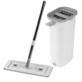 thumbnail image 2 of Mop and Bucket Set with Wringer Flat Mop 360° Rotation 3 Microfiber Pads Ultra-Narrow Bucket for Hardwood Tile Laminate, 2 of 9