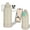 Ivory, variant on LOEL Stainless Steel 1000ml Sports Bottle with Magnetic Phone Stand, 12H Temp Retention, Non-Slip Leak-Proof for Fitness Travel Gym Office