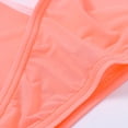 thumbnail image 6 of TANBOM Men's Holes Briefs Mesh Nylon Triangle Underwear Orange M 1-Pack, 6 of 6