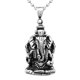 thumbnail image 1 of Collar de acero inoxidable Sunnimix Ganesha Elephant God Necklace Plata, 1 of 8