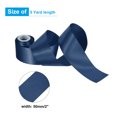 thumbnail image 4 of Uxcell 2" 5 Yard Double Faced Solid Satin Ribbon Polyester Fabric Navy, 4 of 7