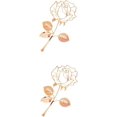 thumbnail image 1 of SHAR Exquisite Metal Flower Bookmark Set - Perfect Office Gift, 1 of 4