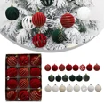 thumbnail image 2 of 12pcs 6cm Christmas Balls Christmas Tree Ornaments Ball Xmas Hanging Tree Pendants Party Decor 2024 New Year Gifts Noel Navidad, 2 of 5
