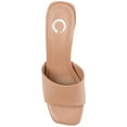 thumbnail image 5 of Journee Womens Alisia Open Square Toe Slip On Block Heel Dress Sandals, 5 of 10