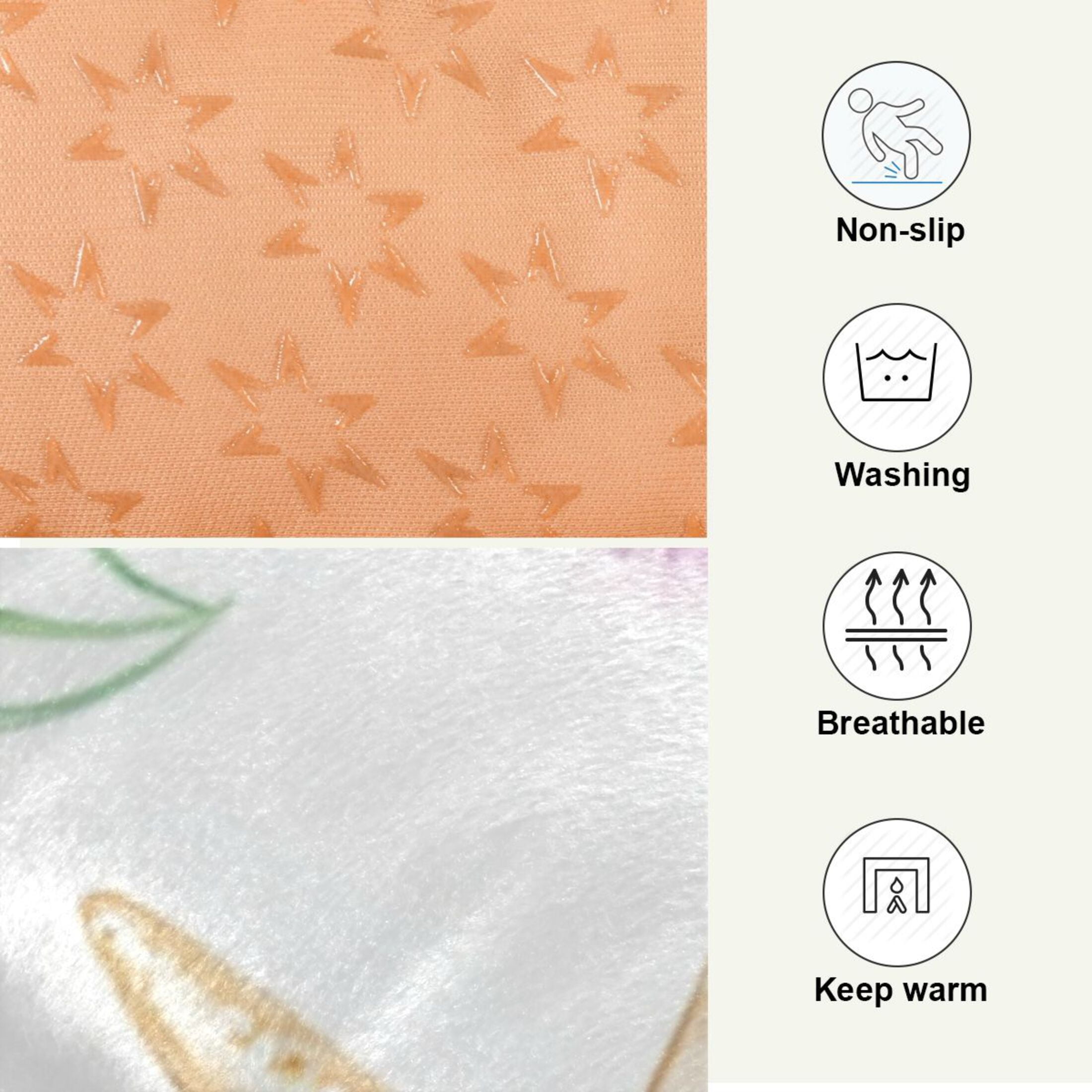 Qxltty Jellyfish Shell Figure Ped Pad Wear-resistant and Hard to Bite Through Sleeping Pad for Small Medium Large Dogs Winter Pet Bed 36×24in