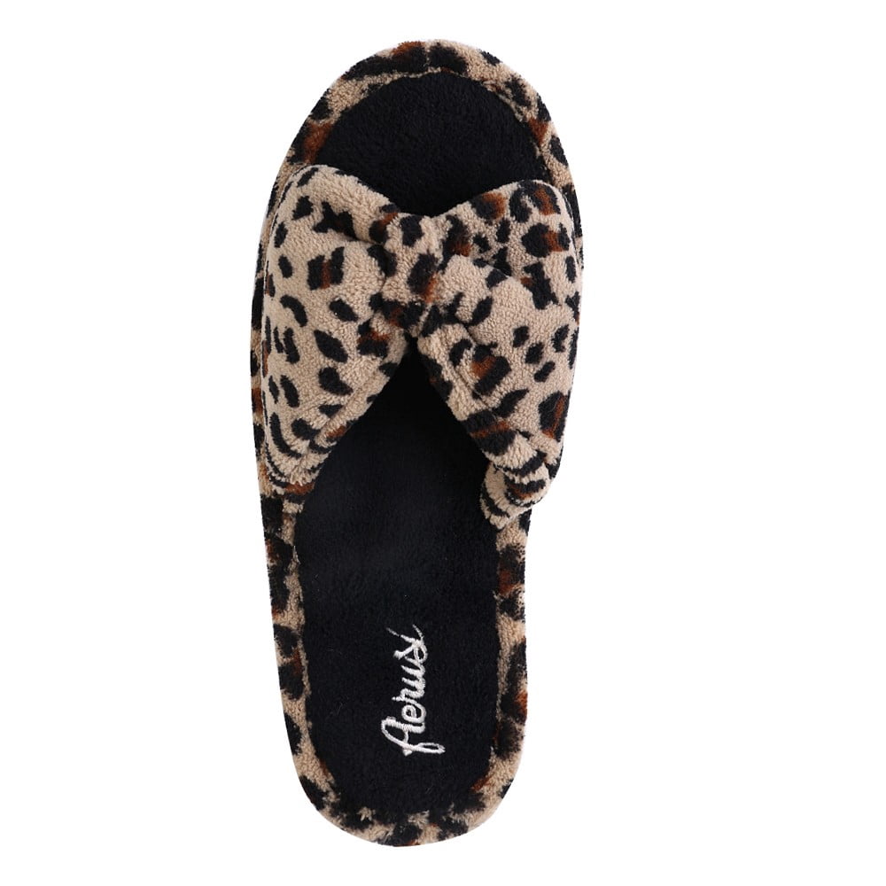 Aerusi Women's Cozy Slide Indoor Slippers