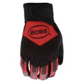 thumbnail image 2 of BOSS Men's Extra Protection High Performance Work Glove, Reinforced Palm Patch, Touchscreen Technology, Honeycomb TPR, Large, Red/Black, B52061-L, 2 of 8