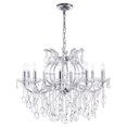 thumbnail image 1 of CWI Lighting Colossal 10 Éclaire Lustre avec Finition Chromée, 1 of 2