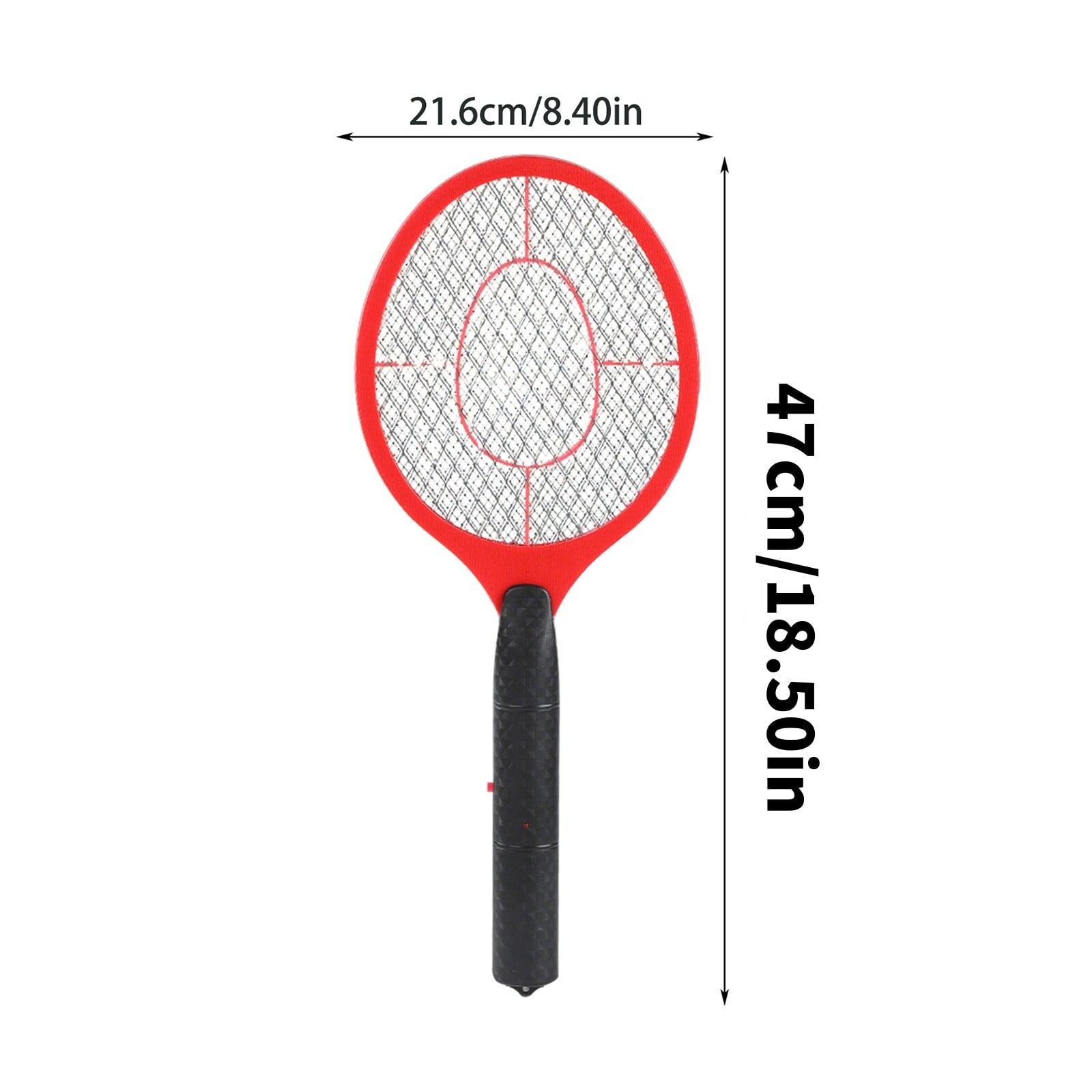 Electric Fly Swatter Bug Zapper, Rechargeable Handheld Mosquito Racket with 3-Layer Safety Mesh, Battery Operated Insect Killer for Indoor Outdoor Use, Large Size Tennis Killing Zap
