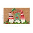 thumbnail image 3 of Felpudo De Navidad Alfombra de puerta de enano de gnomo de Navidad, alfombrilla suave de terciopelo de cristal para restaurante (4), 3 of 5