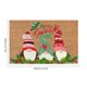thumbnail image 3 of Alfombra de puerta de enano de gnomo de Navidad, alfombrilla suave de terciopelo de cristal para restaurante (4) Wdftyju Libre de BPA, 3 of 3
